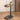Durable C-shaped end table with a sleek wooden top and space-saving design