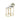 Two-piece nesting table set with marble-like stone tops and sturdy gold frames.