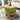 Space-saving round dining table with 4 chairs