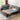 Completely collapsible folding guest bed with wooden frame and fabric surface