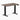 Desky Dual mini sit stand desk jarrah legno melamine desktop
