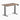 Desky Dual mini sit stand desk natural walnut melamine desktop