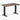 Desky Dual mini sit stand desk jarrah legno melamine desktop
