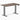 Desky Dual mini sit stand desk jarrah legno melamine desktop