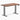 Desky dual mini standing desk hardwood walnut in space grey