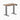 Desky dual mini standing desk hardwood natural walnut in space grey 800mm