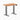 Desky Dual mini sit stand desk prime oak melamine desktop