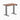 Desky dual mini standing desk hardwood walnut in space grey