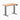 Desky dual mini standing desk hardwood red oak in space grey 900mm