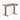 Desky dual mini standing desk hardwood natural walnut in space grey 900mm