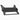 Desky expandable laptop mount in black