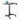 Desky Single Sit Stand Pedestal Desk-Black Desky®