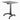 Desky Single Sit Stand Pedestal Desk-Black Desky®