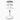 Desky sit stand motion stool in white