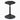 Ergonomic stool in black Desky