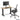 Desky zero mini fixed bamboo desk with monitor setup