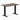 Desky fixed mini melamine in jarrah legno desktop