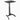 Zero pedestal desk black - Desky