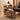Small Rattan Side Table Cart