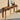 Narrow wooden console table with oak finish, perfect for hallways or entryways.