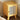 Neoclassical bamboo nightstand in tan, black, and light wood colours.