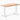 Desky Zero Mini Softwood fixed Office Desk acacia 