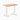 Desky Zero Mini Softwood fixed Office Desk acacia 
