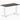 Desky fixed mini melamine desk burnished wood