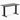 Desky zero mini fixed dark bamboo desk