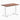 Desky zero mini hardwood fixed desk hardwood walnut - Desky