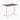 Desky fixed mini melamine desk jarrah