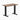 Desky zero mini hardwood fixed desk hardwood natural walnut - Desky