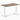Desky fixed mini melamine desk natural walnut