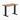 Desky zero mini hardwood fixed desk pheasantwood - Desky