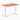 Desky fixed mini melamine desk prime oak