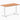 Desky fixed mini melamine desk prime oak
