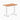 Desky fixed mini melamine desk prime oak