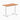 Desky fixed mini melamine desk prime oak