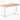 Desky zero mini hardwood fixed desk hardwood red oak - Desky