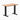 Desky zero mini hardwood fixed desk hardwood red oak - Desky