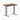 Desky Zero Mini Softwood fixed Office Desk rustic pine