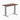 Desky Zero Mini Softwood fixed Office Desk rustic pine