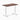 Desky Zero Mini Softwood fixed Office Desk rustic pine