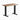 Desky zero mini hardwood fixed desk hardwood saman - Desky