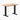 Desky zero mini hardwood fixed desk hardwood teak - Desky