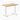 Desky zero mini hardwood fixed desk hardwood teak - Desky