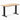 Desky zero mini hardwood fixed desk hardwood white ash - Desky