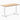 Desky zero mini hardwood fixed desk hardwood white ash - Desky