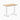Desky zero mini hardwood fixed desk hardwood white ash - Desky