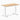 Desky zero mini hardwood fixed desk hardwood white oak - Desky